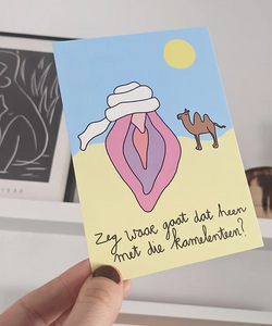 KUT. ILLUSTRATIES | A6 KAART - KAMELENTEEN