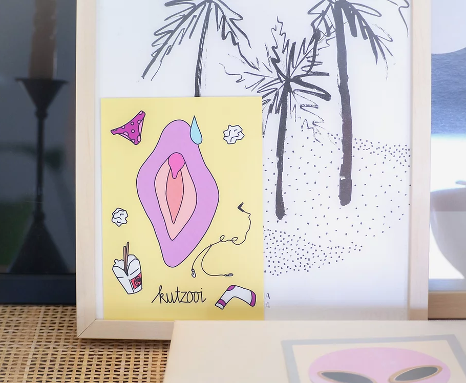 KUT. ILLUSTRATIES | A6 KAART - KUTZOOI