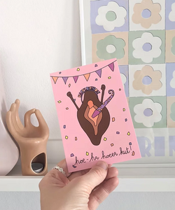 KUT. ILLUSTRATIES | A6 KAART - HA HOERA KUT