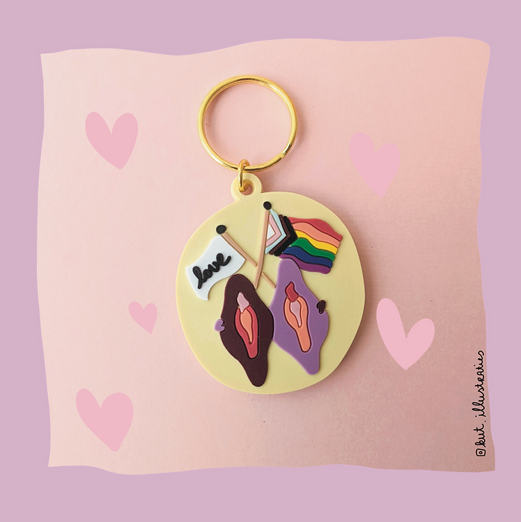 KUT. ILLUSTRATIES | KUT LOVE SLEUTELHANGER