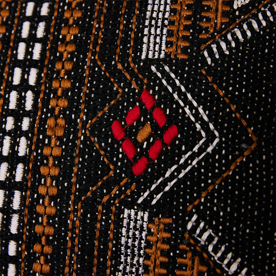 HKliving | ORIENTAL EMBROIDERED CUSHION 40x60cm - COURTYARD