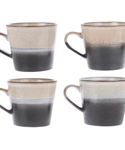 HKliving | 70'S CAPPUCCINO MUG - ROCK