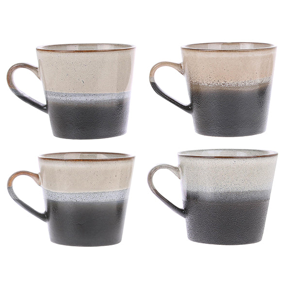 HKliving | 70'S CAPPUCCINO MUG - ROCK