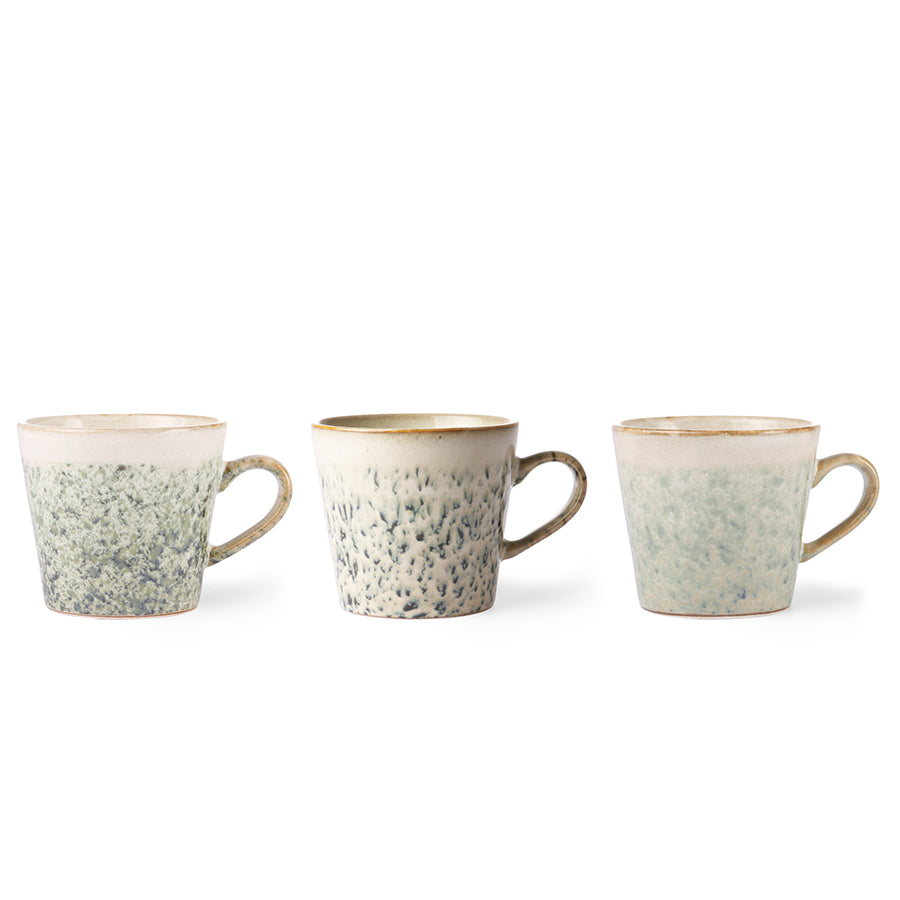 HKliving | 70'S CAPPUCCINO MUG - HAIL