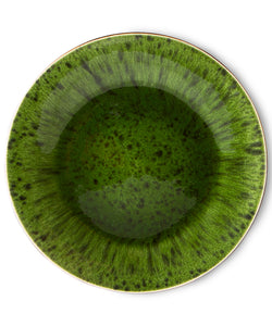 HKliving | EMERALDS SIDE PLATE- SPOTTED GREEN