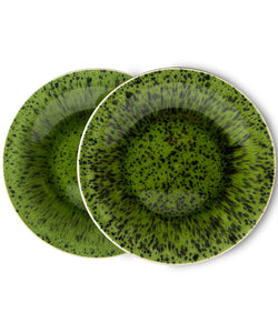 HKliving | EMERALDS SIDE PLATE- SPOTTED GREEN