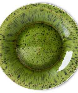 HKliving | EMERALDS DINNER PLATE - SPOTTED GREEN