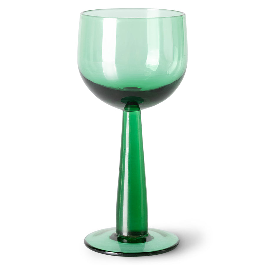 HKliving | EMERALDS WINE GLASS TALL - FERN GREEN