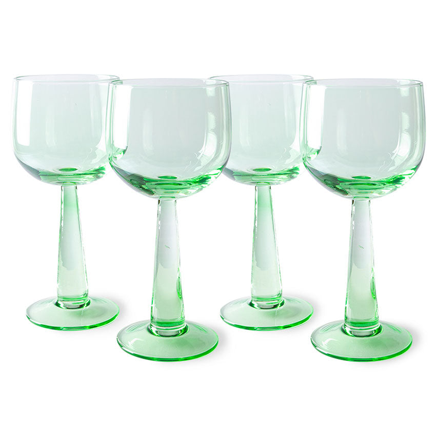 HKliving | EMERALDS WINE GLASS TALL - FERN GREEN